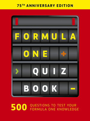 cover image of The Formula One Quizbook